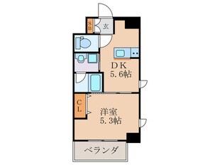 エステムコート京都西院(711）の物件間取画像